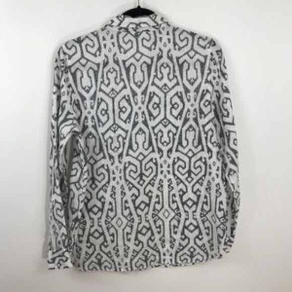 J. Jill Linen Blouse Button Down - Picture 6 of 6